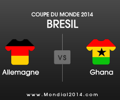 Mondial 2014 - Coupe du Monde 2014 Allgmagne - Ghana